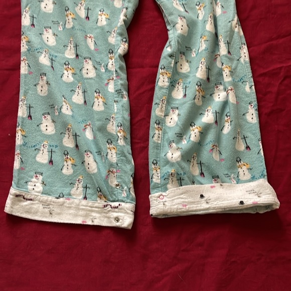 MunkiMunki Sz S Snowman Pajama Set - Picture 15 of 15